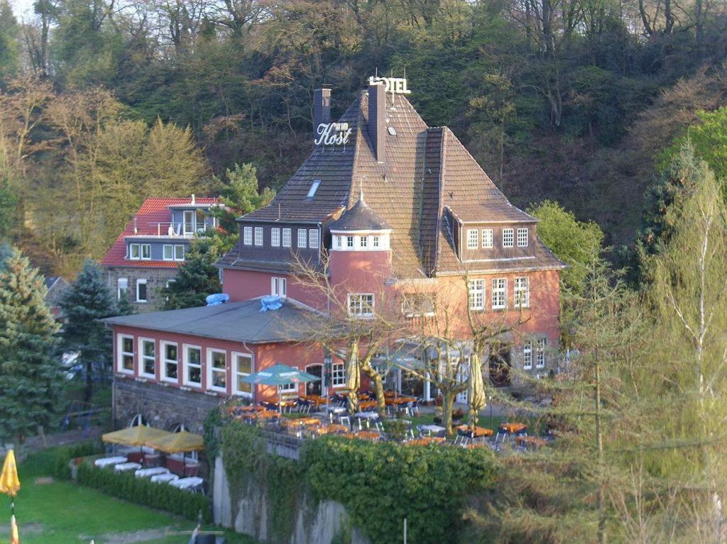 Gasthaus Und Hotel An Der Kost Hattingen Exteriör bild